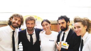 Hostess Free-Way per Polase insieme alle Iene