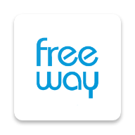 Free-Way Logo White Container